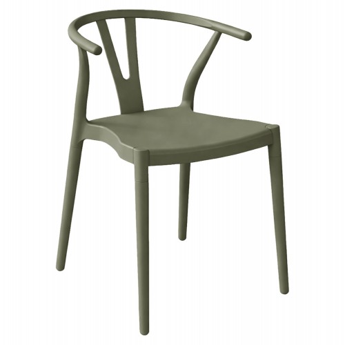 ΠΟΛΥΘΡΟΝΑ ΕΞ ΧΩΡΟΥ BRAVE HM6625 05 ΠΟΛΥΠΡΟΠΥΛΕΝΙΟ ΣΕ OLIVE GREEN 47x42x84 5Υεκ SET 4τμχ c544886