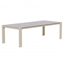 ΤΡΑΠΕΖΙ ΤΡΑΠΕΖΑΡΙΑΣ PUNDER HM6483 02 ΚΡΕΜ ΑΛΟΥΜΙΝΙΟ--SINTERED STONE TOP 220x100x75Υεκ c544996