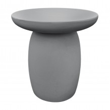 ΤΡΑΠΕΖΙ ΜΕΣΗΣ ΣΤΡΟΓΓΥΛΟ HIKARI HM6593 01 ΓΚΡΙ FIBER CEMENT Φ46x48Υεκ c545016