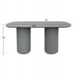ΚΟΝΣΟΛΑ KENJI HM6584 01 FIBER CEMENT ΣΕ ΓΚΡΙ--140x40x78Υεκ c545017