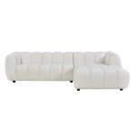ΚΑΝΑΠΕΣ ΓΩΝΙΑ ΔΕΞΙΑ LYKKE HM3326 02R ΕΚΡΟΥ ΥΦΑΣΜΑ 280x89-165 η γωνία x70Υεκ c545179