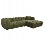 ΚΑΝΑΠΕΣ ΓΩΝΙΑ ΔΕΞΙΑ LYKKE HM3326 03R ΠΡΑΣΙΝΟ ΥΦΑΣΜΑ 280x89-165 η γωνία x70Υεκ c545180