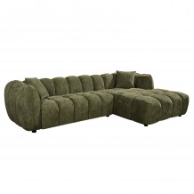 ΚΑΝΑΠΕΣ ΓΩΝΙΑ ΔΕΞΙΑ LYKKE HM3326 03R ΠΡΑΣΙΝΟ ΥΦΑΣΜΑ 280x89-165 η γωνία x70Υεκ c545180
