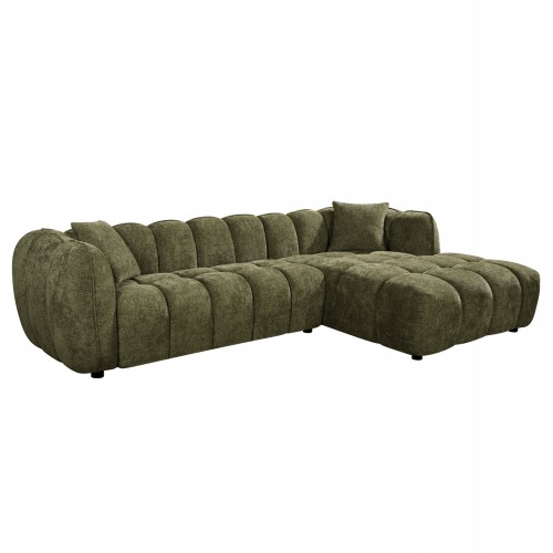 ΚΑΝΑΠΕΣ ΓΩΝΙΑ ΔΕΞΙΑ LYKKE HM3326 03R ΠΡΑΣΙΝΟ ΥΦΑΣΜΑ 280x89-165 η γωνία x70Υεκ c545180