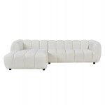 ΚΑΝΑΠΕΣ ΓΩΝΙΑ ΑΡΙΣΤΕΡΗ LYKKE HM3326 02L ΕΚΡΟΥ ΥΦΑΣΜΑ 280x89-165 η γωνία x70Υεκ c545183