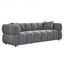 ΚΑΝΑΠΕΣ 3-ΘΕΣΙΟΣ NORIKA HM3331 01 ΓΚΡΙ ΥΦΑΣΜΑ 228x91x72Υεκ c545187