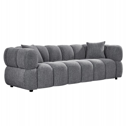 ΚΑΝΑΠΕΣ 3-ΘΕΣΙΟΣ NORIKA HM3331 01 ΓΚΡΙ ΥΦΑΣΜΑ 228x91x72Υεκ c545187