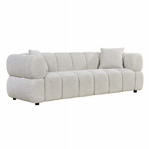 ΚΑΝΑΠΕΣ 3-ΘΕΣΙΟΣ NORIKA HM3331 02 ΕΚΡΟΥ ΥΦΑΣΜΑ 228x91x72Υεκ c545188