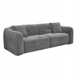 ΚΑΝΑΠΕΣ 3-ΘΕΣΙΟΣ JUNOA HM3333 01 ΓΚΡΙ ΥΦΑΣΜΑ 228x89x74Υεκ c545189