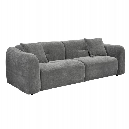 ΚΑΝΑΠΕΣ 3-ΘΕΣΙΟΣ JUNOA HM3333 01 ΓΚΡΙ ΥΦΑΣΜΑ 228x89x74Υεκ c545189