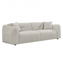 ΚΑΝΑΠΕΣ 3-ΘΕΣΙΟΣ JUNOA HM3333 02 ΕΚΡΟΥ ΥΦΑΣΜΑ 228x89x74Υεκ c545190