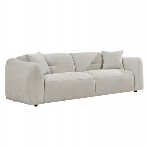ΚΑΝΑΠΕΣ 3-ΘΕΣΙΟΣ JUNOA HM3333 02 ΕΚΡΟΥ ΥΦΑΣΜΑ 228x89x74Υεκ c545190