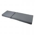 Μαξιλάρι Vertian pakoworld textilene σε ανθρακί απόχρωση 58x190x20εκ c545221