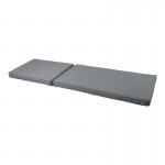 Μαξιλάρι Vertian pakoworld textilene σε ανθρακί απόχρωση 58x190x10εκ c545222