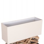 ΕΠΙΤΡΑΠΕΖΙΟ ΟΡΘΟΓΩΝΙΟ ΦΩΤΙΣΤΙΚΟ TWIGGY HM4432 DRIFTWOOD ΛΕΥΚΟ ΚΑΠΕΛΟ 50x16 5x38Υεκ c545237