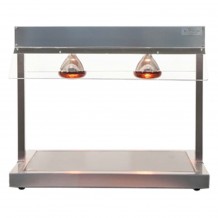 Θερμαινόμενη Βάση Carving Station GN2 1 με Γυάλινη Επιφάνεια 2 Λάμπες Halotherm 2 5ΚW c545243