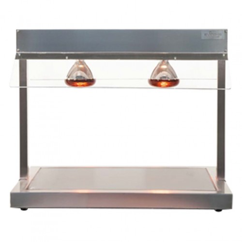 Θερμαινόμενη Βάση Carving Station GN2 1 με Γυάλινη Επιφάνεια 2 Λάμπες Halotherm 2 5ΚW c545243