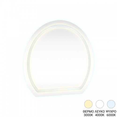 Καθρέπτης Enira pakoworld με led 59 5x2 8x59 5εκ c545264