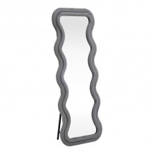 Καθρέπτης Kerly pakoworld βελούδο γκρι 60x33x160εκ c545265
