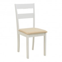 Καρέκλα Dallan pakoworld rubberwood λευκό 40x47 5x89εκ SET 2τμχ c545283