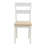 Καρέκλα Dallan pakoworld rubberwood λευκό 40x47 5x89εκ SET 2τμχ c545283
