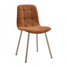 PRIMO ΚΑΡΕΚΛΑ CARAMEL CREAM 45x53x84cm SET 4τμχ c545285