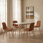 PRIMO ΚΑΡΕΚΛΑ CARAMEL CREAM 45x53x84cm SET 4τμχ c545285
