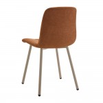 PRIMO ΚΑΡΕΚΛΑ CARAMEL CREAM 45x53x84cm SET 4τμχ c545285