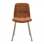 PRIMO ΚΑΡΕΚΛΑ CARAMEL CREAM 45x53x84cm SET 4τμχ c545285