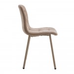 PRIMO ΚΑΡΕΚΛΑ BEIGE CREAM 45x53x84cm SET 4τμχ c545287