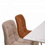 PRIMO ΚΑΡΕΚΛΑ BEIGE CREAM 45x53x84cm SET 4τμχ c545287
