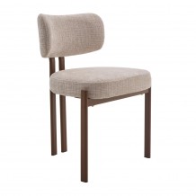 ROOTS ΚΑΡΕΚΛΑ BEIGE ΚΑΡΥΔΙ 54 5x56 5x81cm SET 2τμχ c545289
