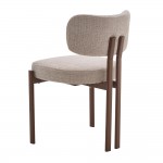 ROOTS ΚΑΡΕΚΛΑ BEIGE ΚΑΡΥΔΙ 54 5x56 5x81cm SET 2τμχ c545289
