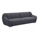 Καναπές τριθέσιος Echono pakoworld ύφασμα ανθρακί 230x88x77εκ c545310