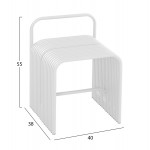ΣΚΑΜΠΟ ΣΕΙΡΑ INTREPID HM6326 02 ΑΛΟΥΜΙΝΙΟ ΣΕ ΛΕΥΚΟ 40x38x55Υεκ c545329