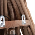ΑΠΛΙΚΑ ΤΟΙΧΟΥ VEKNA HM4876 DRIFTWOOD ΣΕ ΦΥΣΙΚΟ 43x15 πάχος x100Υεκ 1xΕ27 c545338