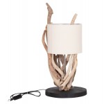 ΕΠΙΤΡΑΠΕΖΙΟ ΦΩΤΙΣΤΙΚΟ BRAMBLE HM4873 DRIFTWOOD ΛΕΥΚΟ ΚΑΠΕΛΟ Φ28x65Υεκ c545339