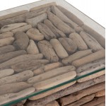 ΤΡΑΠΕΖΙ ΣΑΛΟΝΙΟΥ ΟΡΘΟΓΩΝΙΟ SPARROW HM18366 DRIFTWOOD--ΓΥΑΛΙ 105x45x47Υεκ c545343