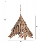 ΦΩΤΙΣΤΙΚΟ ΟΡΟΦΗΣ ΚΡΕΜΑΣΤΟ TREIT HM4875 DRIFTWOOD ΣΕ ΦΥΣΙΚΟ 48x54x52-73Υεκ 1xΕ27 c545345