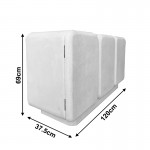 Μπουφές Kooldio pakoworld mdf λευκό 120x37 5x69εκ c545359