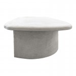 Τραπέζι σαλονιού Verven pakoworld mdf λευκό 120x60x32εκ c545360