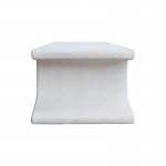 Τραπέζι σαλονιού Nafel pakoworld mdf λευκό 120x60x45εκ c545364