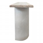 Κονσόλα Jeckie pakoworld ξύλο ελάτου-mdf oak-λευκό 120x38x80εκ c545366