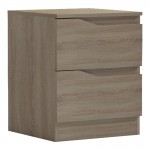 Κομοδίνο Verena pakoworld sonoma 40x40x50εκ c545378