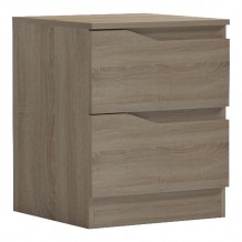 Κομοδίνο Verena pakoworld sonoma 40x40x50εκ c545378