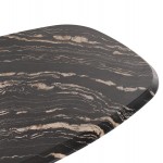 ΤΡΑΠΕΖΙ ΟΒΑΛ RODDEN HM11903 02 ΜΕ WERZALIT BLACK GOLD MARBLE-ΜΑΥΡΗ ΒΑΣΗ 146x94x75Υεκ c545383
