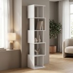 Βιβλιοθήκη Cubik pakoworld λευκό 35x30x161εκ c545399