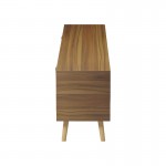 Έπιπλο τηλεόρασης Gorna pakoworld καρυδί 180x35x48 6εκ c545412
