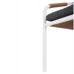 ΣΕΤ ΤΡΑΠΕΖΑΡΙΑΣ 7ΤΜΧ MAERLY HM10826 01 ΑΛΟΥΜΙΝΙΟ ΛΕΥΚΟ--POLYWOOD--ΓΚΡΙ ΜΑΞΙΛΑΡΙΑ c545425