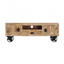 BROOKLYN TV STAND 2ΠΟΡΤΕΣ 1ΣΥΡΤΑΡΙ ΦΥΣΙΚΟ 135x42x60cm c545429